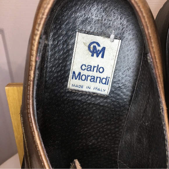 CARLO MORANDI Italian Made Cap Toe Oxford - Picture 3 of 6